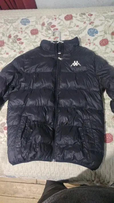 Chaqueta acolchada negra Kappa para hombre - miniatura 1