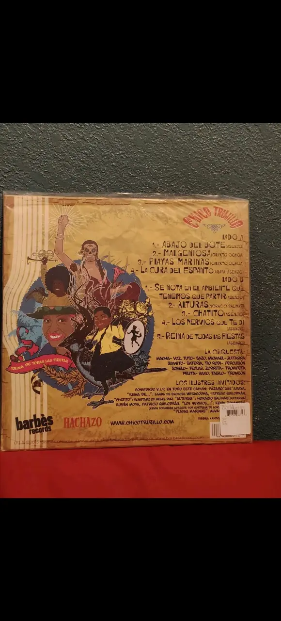 Vinilo Chico Trujillo Reina de Todas las Fiestas - 2