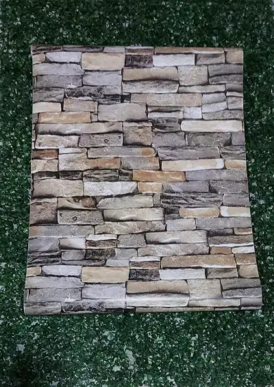 Papel mural adhesivo diseño ladrillo (60cmx10m) - miniatura 1
