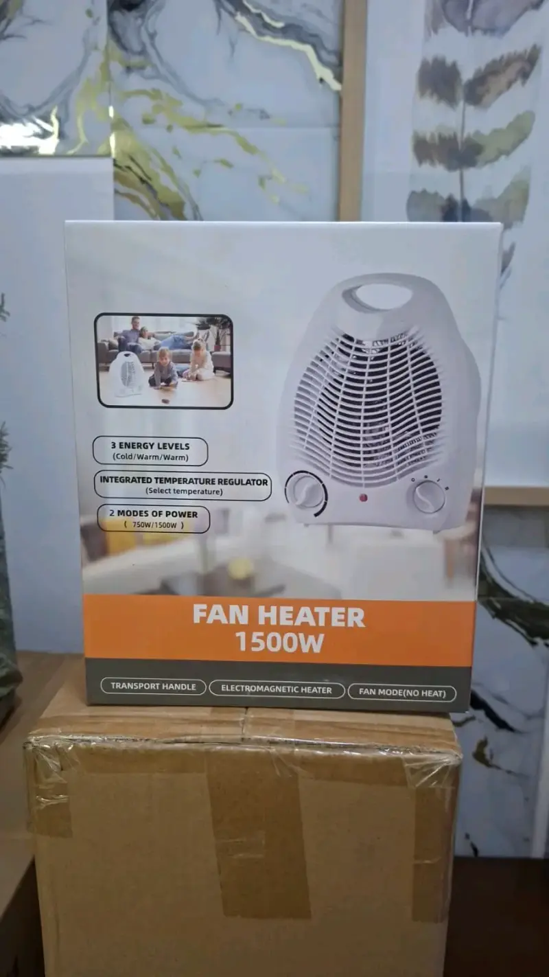 Calefactor eléctrico portátil 1500W - 4
