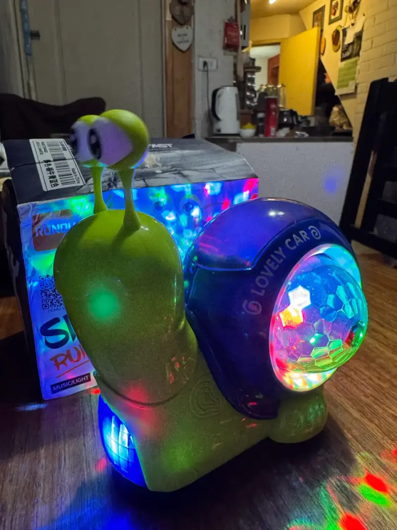Juguete Caracol Veloz con Luces, movimiento-Música - 4