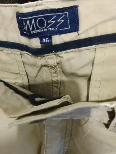 Bermudas beige para hombre Moss talla 46 - miniatura 2