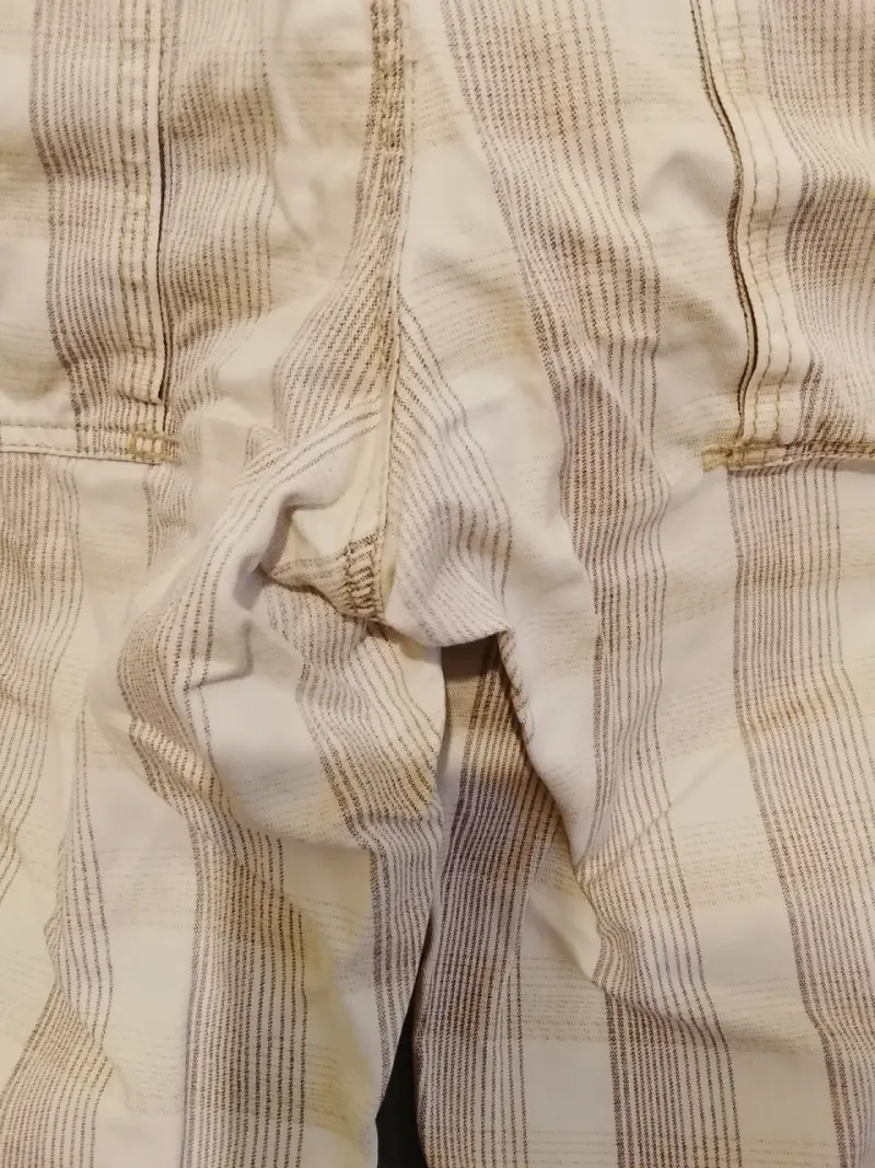 Pantalones cortos a rayas Clockhouse talla 32 - 3