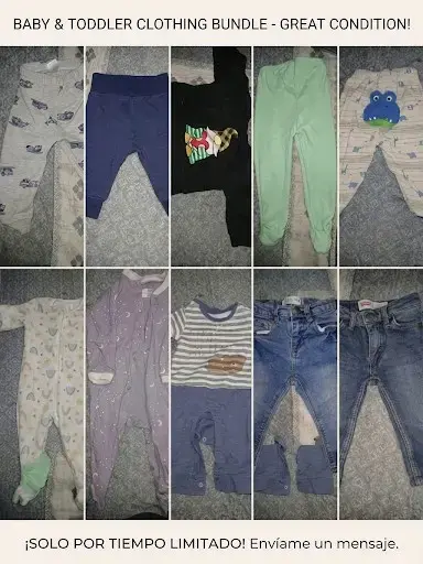 Lote de ropa para bebé 6 a 9 meses en buen estado - 3