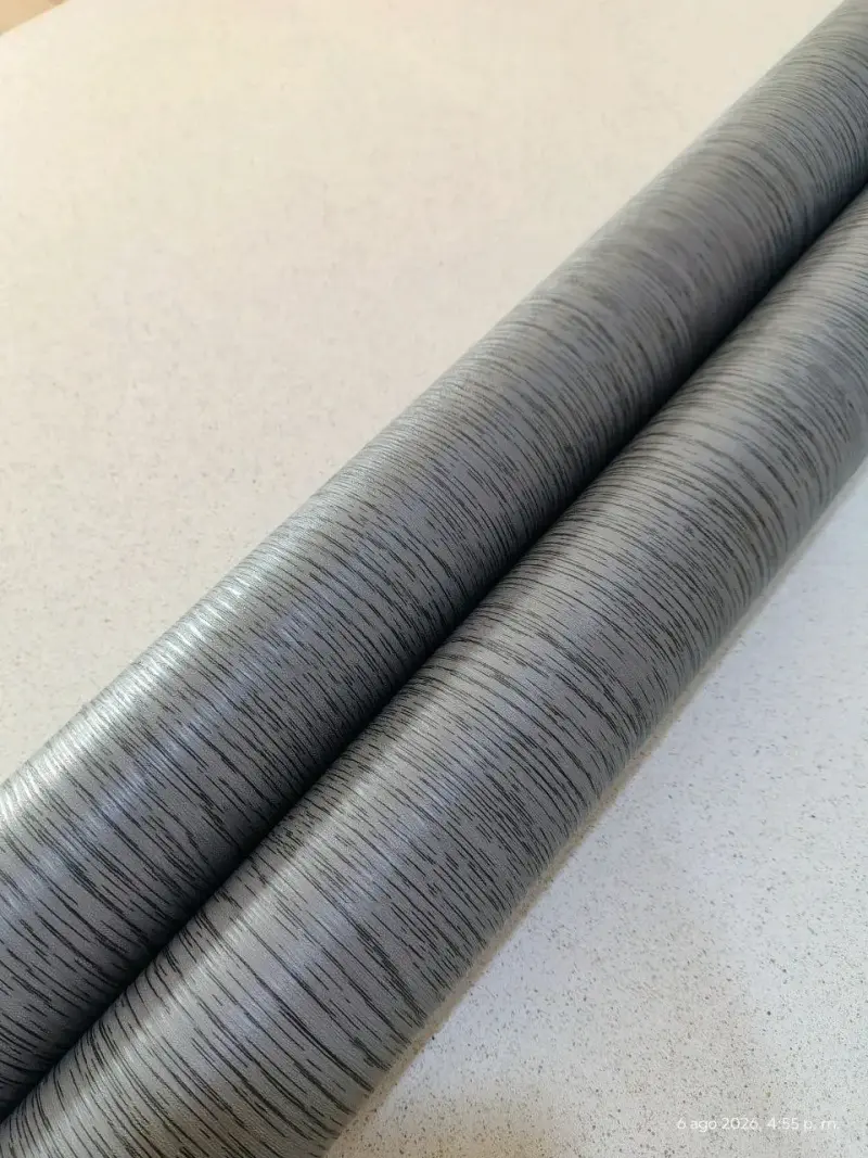 Papel adhesivo gris texturizado 60cmx10m - 2