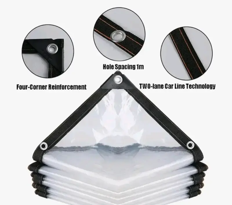 Lona Transparentes impermeables 2x6m - 3