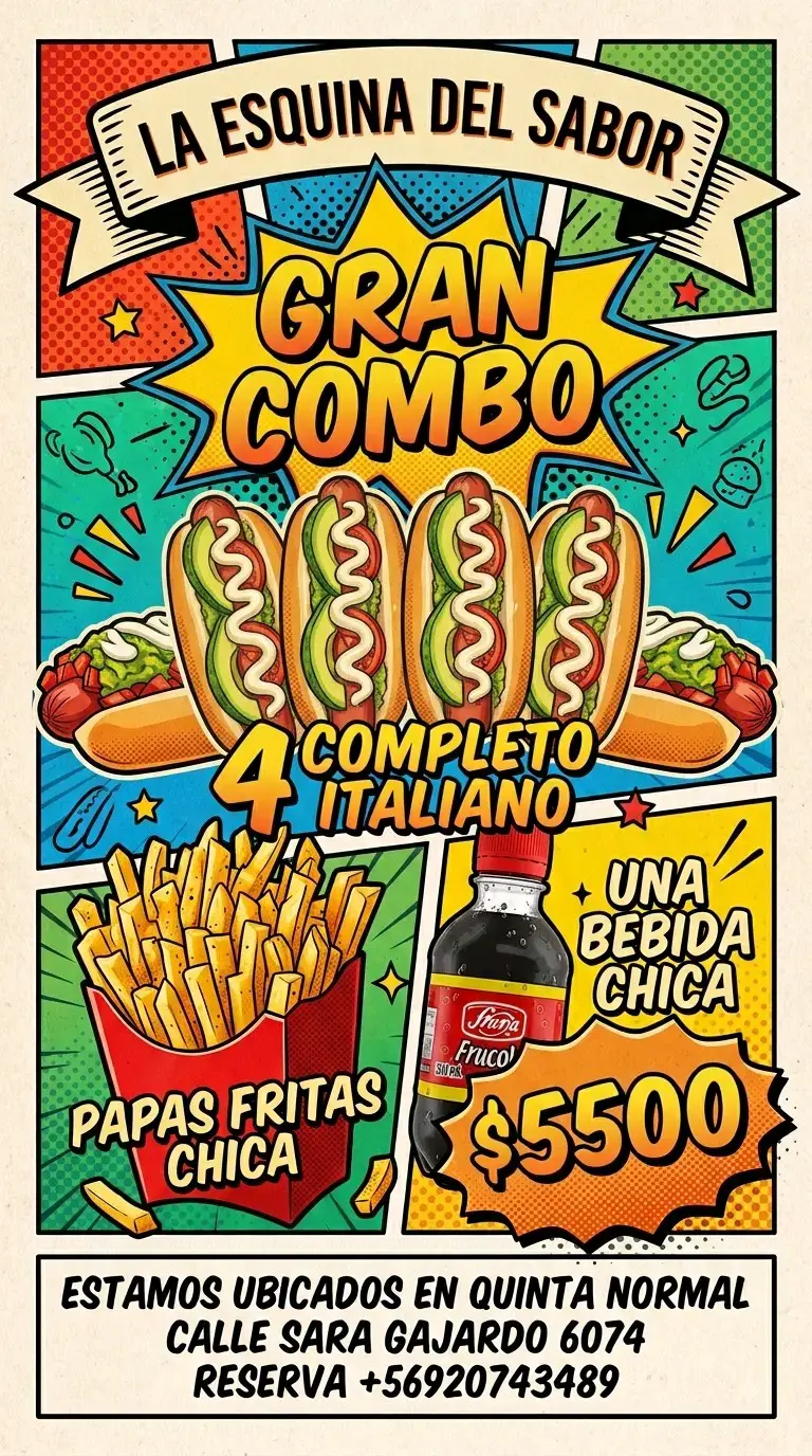 Gran combo de completo