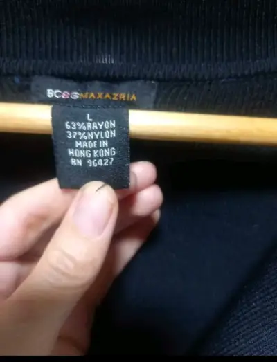 Cardigan negro con ribete blanco BCBG Max Azria - miniatura 2