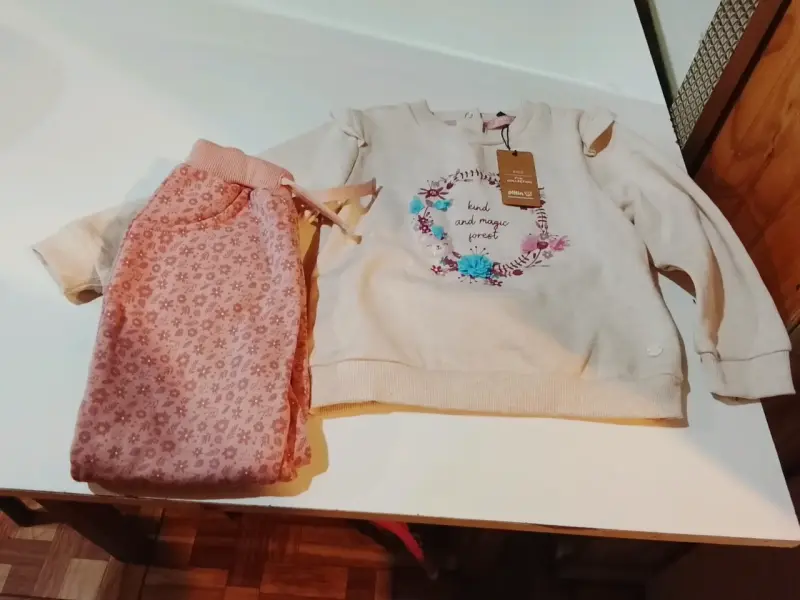 Conjunto de polerón y pantalón para niña Pilim - 2