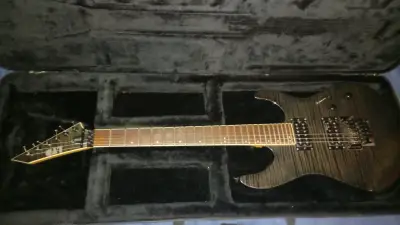 Guitarra eléctrica LTD M-200 con estuche rígido - miniatura 1