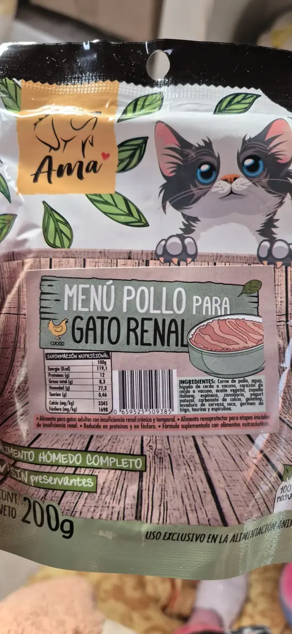 7 sobres grandes de Ama gato renal - 2