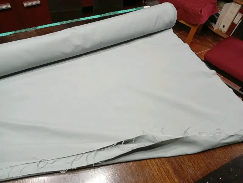 Rollo Tela de algodón gris doble ancho - 1