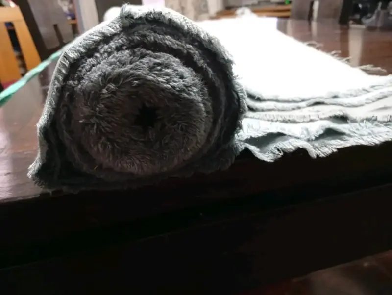 Rollo Tela de algodón gris doble ancho - 2