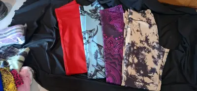 Leggings deportivos estampados coloridos - miniatura 4