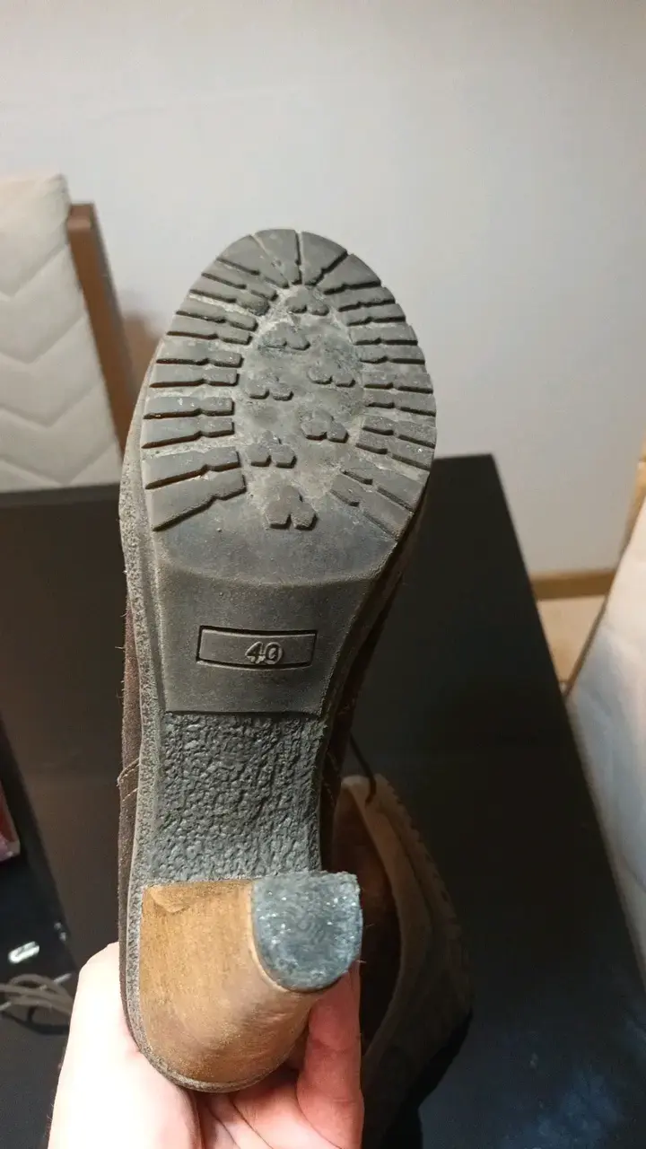 Botines de tacón alto marrones para mujer - 5