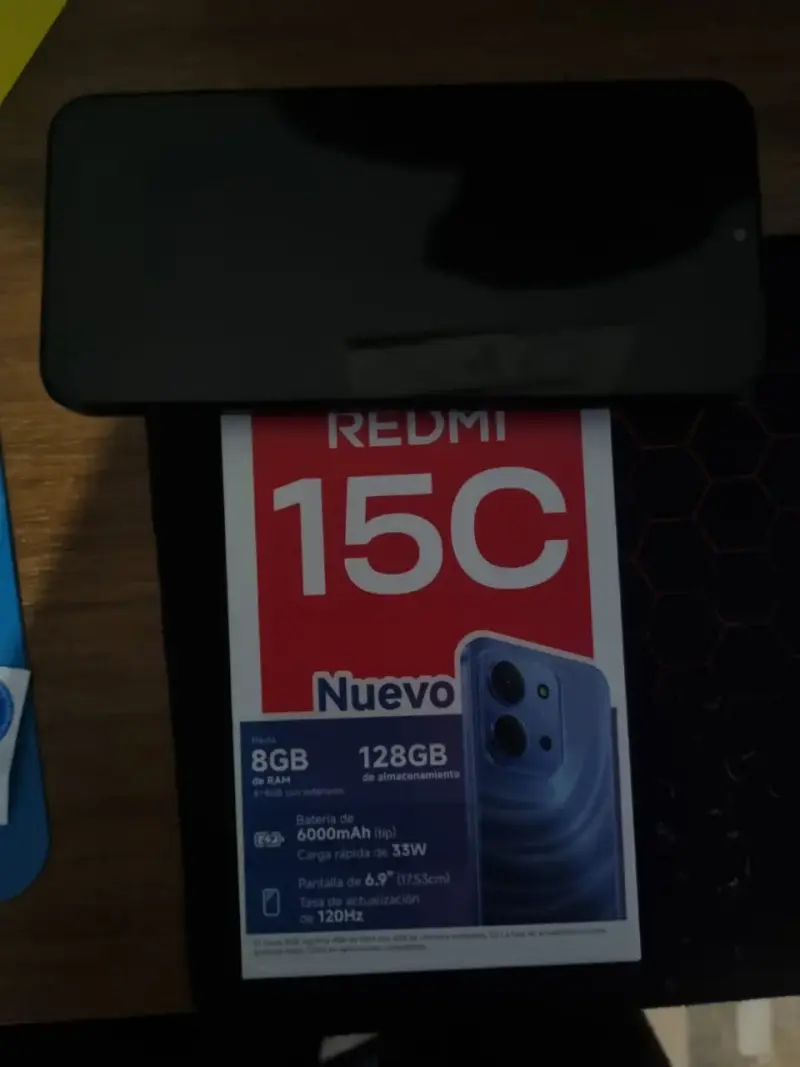 Smartphone Xiaomi Redmi 15C 128GB Negro - 1