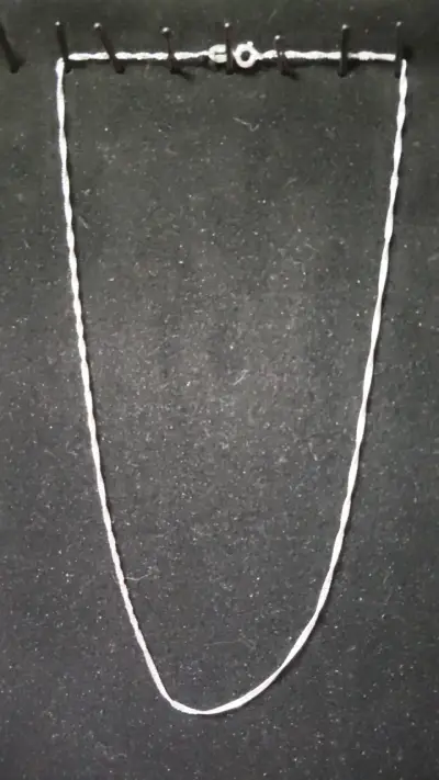 Cadena de plata estilo trenzado - miniatura 3