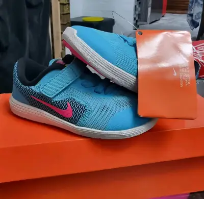 Zapatillas deportivas infantiles Nike azul - miniatura 1
