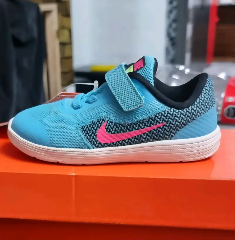 Zapatillas deportivas infantiles Nike azul - 2