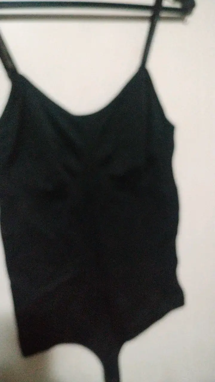 Body negro faja de tirantes para mujer - 2