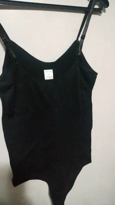 Body negro faja de tirantes para mujer - miniatura 4