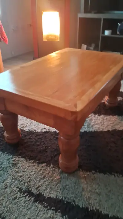 Mesa de centro de madera maciza - miniatura 1