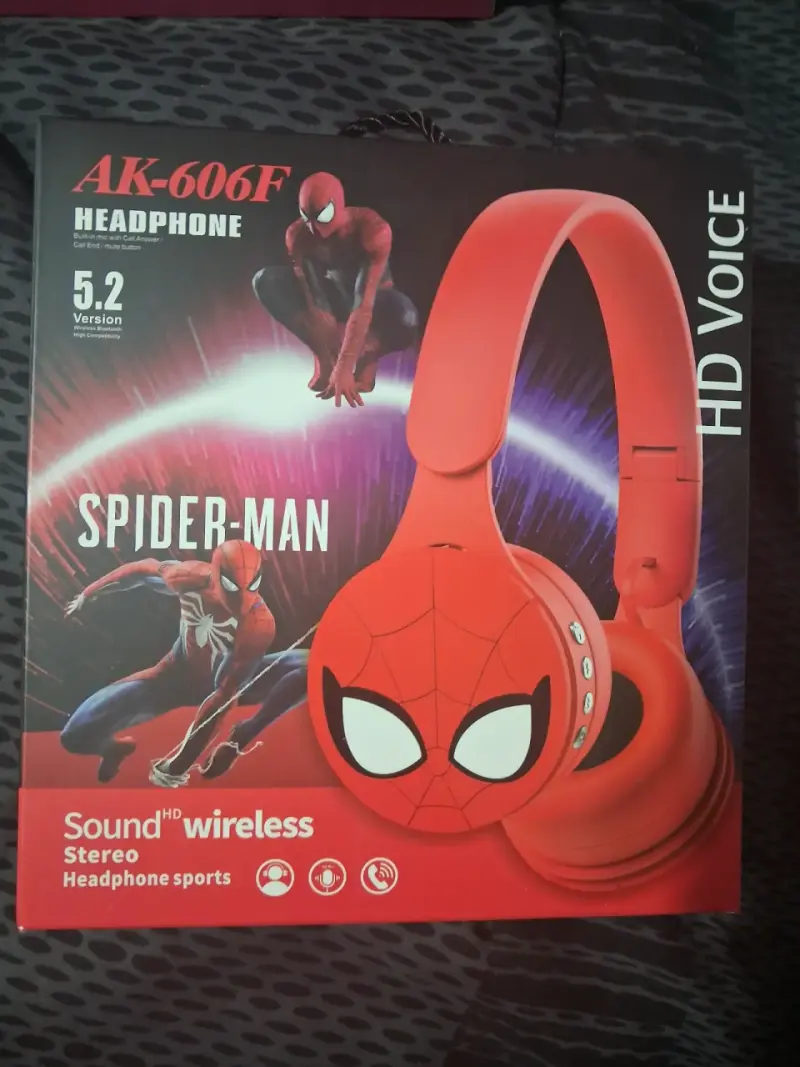Audífonos inalámbricos Spiderman AK-606F - 1