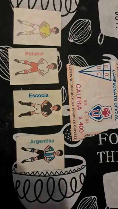 Colección de stickers de fútbol vintage - miniatura 2