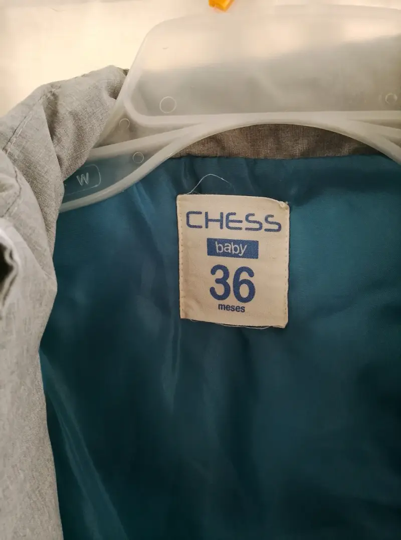 Parka sin mangas acolchada para bebé Chess 36 mese - 3