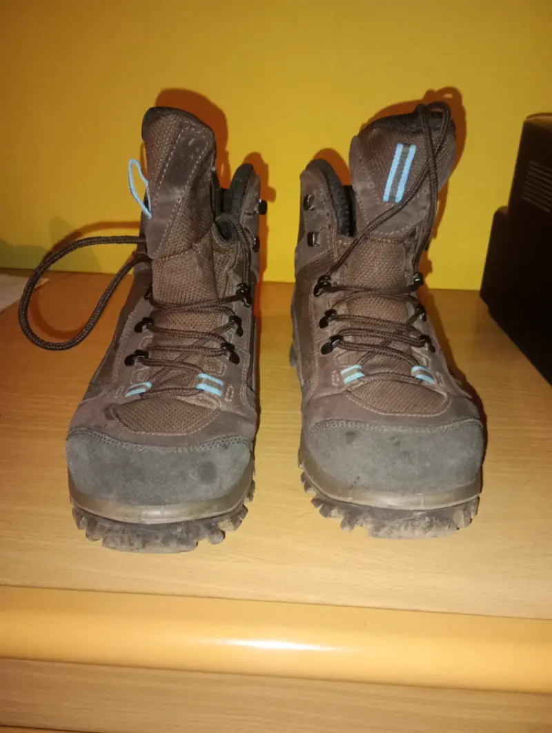 Botas de montaña Quechua marrones para trekking - 2