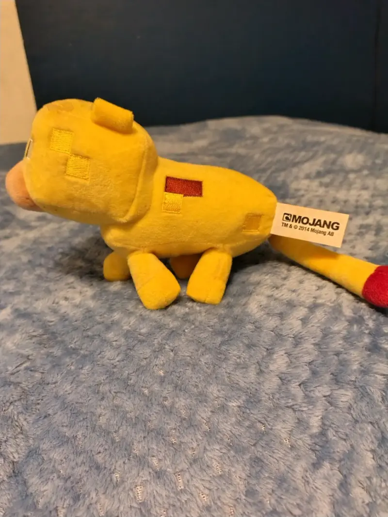Peluche amarillo de Minecraft Ocelote - 2