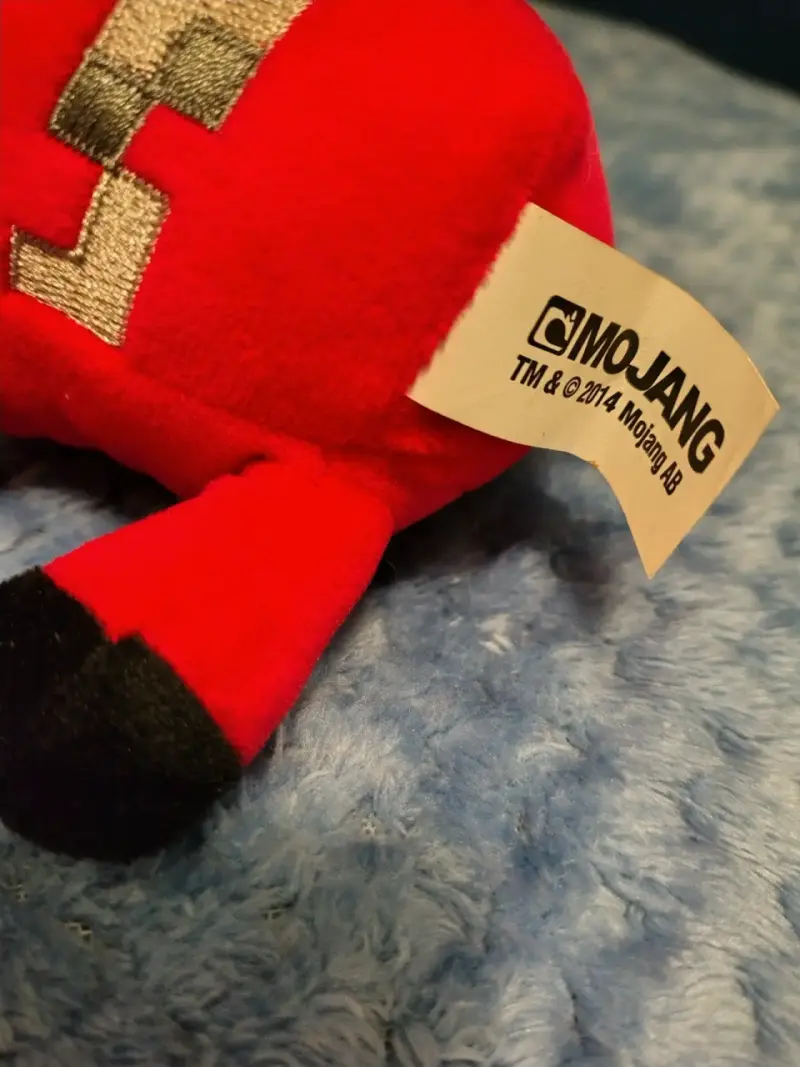 Peluche Minecraft Vaca Roja Mooshroom - 2