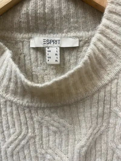 Chaleco sin mangas de lana Esprit beige - miniatura 1