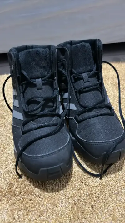 Botas de trekking negras Adidas Terrex - miniatura 1