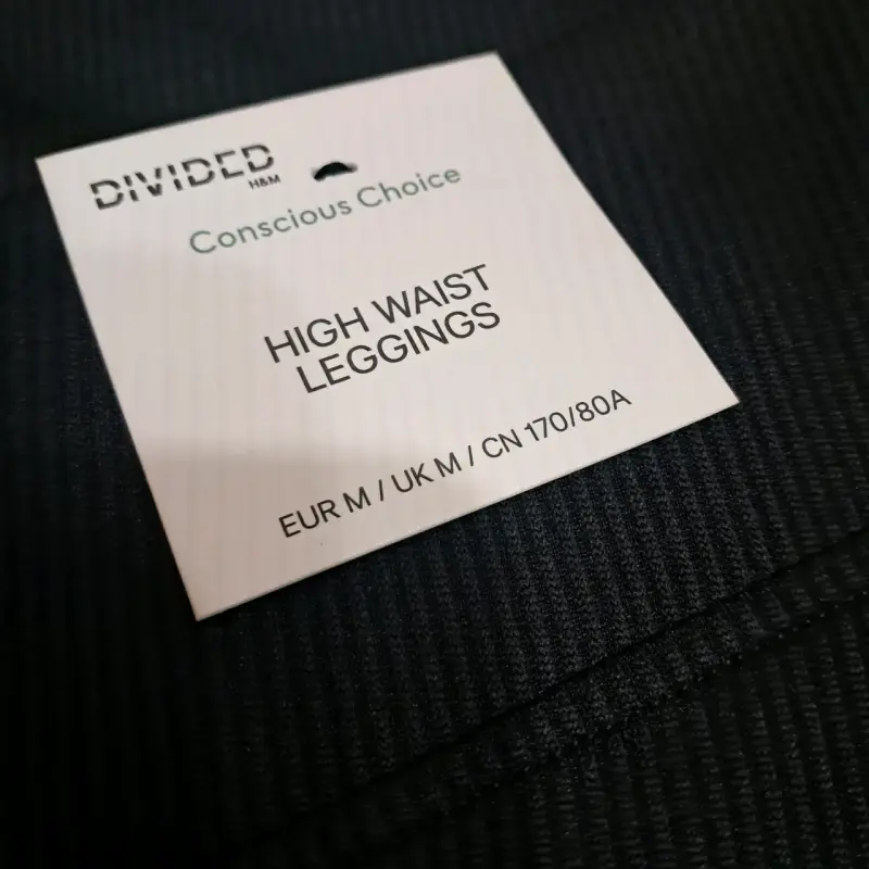 Leggings negros de cintura alta H&M Divided - 3
