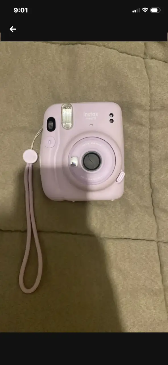 Cámara Fujifilm Instax Mini 9 lila con - 2