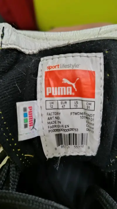 Botines de fútbol Puma King negros y amarillos - miniatura 4
