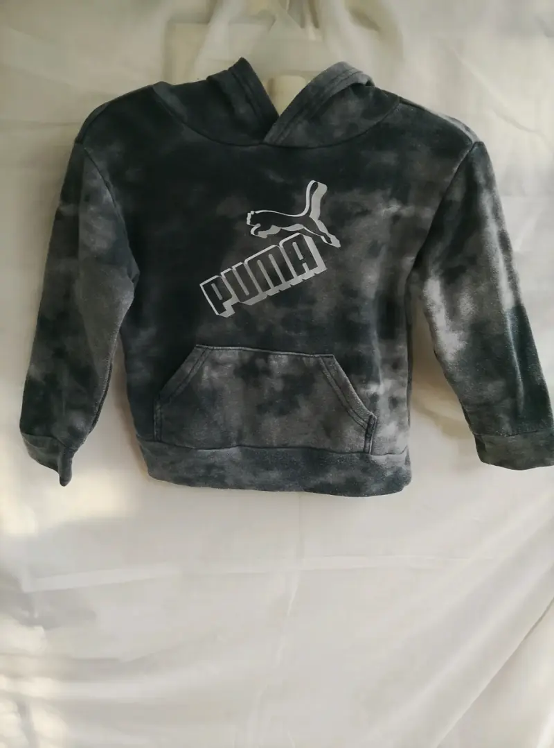Polerón con capucha para niño Puma gris - 1