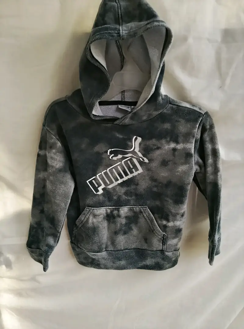 Polerón con capucha para niño Puma gris - 2
