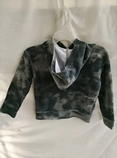 Polerón con capucha para niño Puma gris - miniatura 3