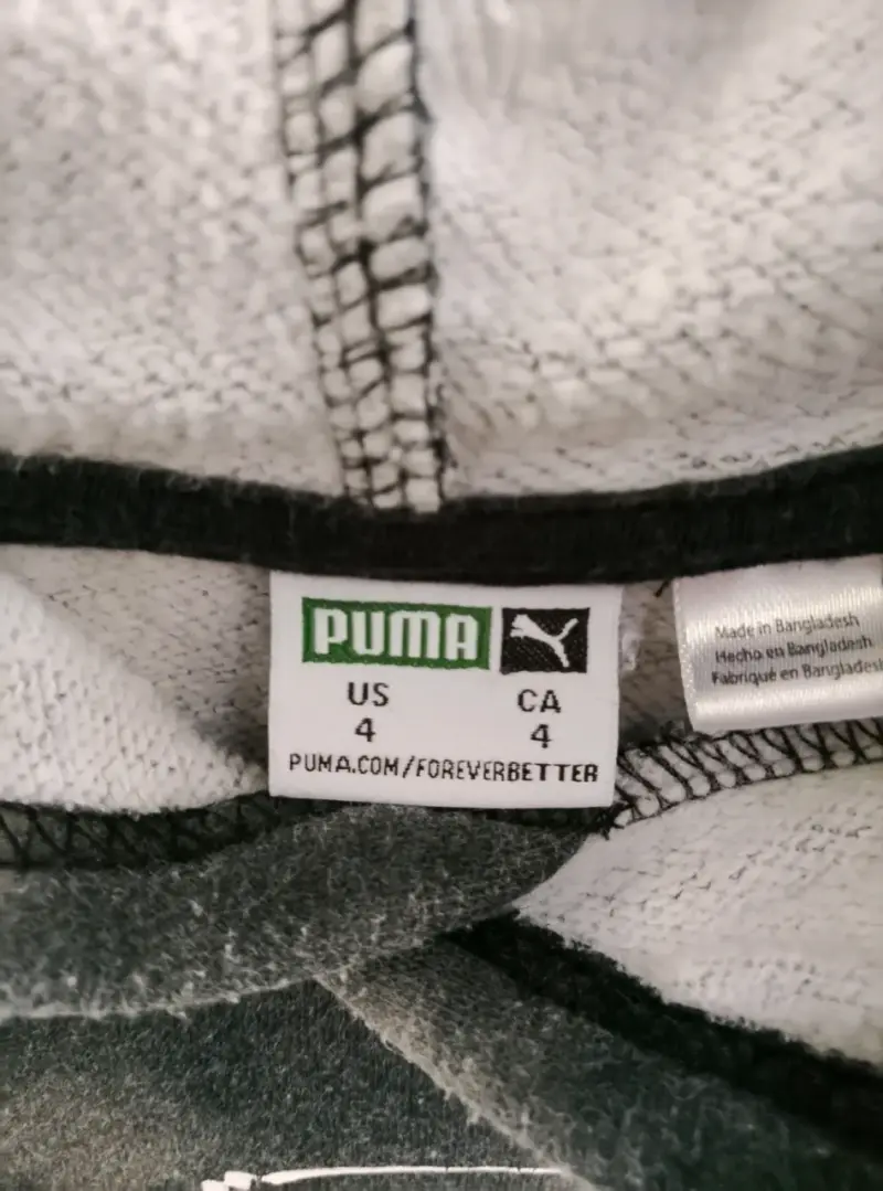Polerón con capucha para niño Puma gris - 4
