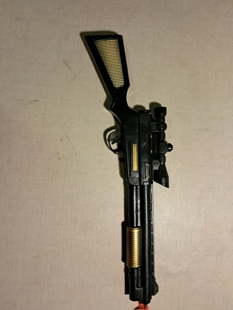Rifle de juguete con mira telescópica y dardo - 2
