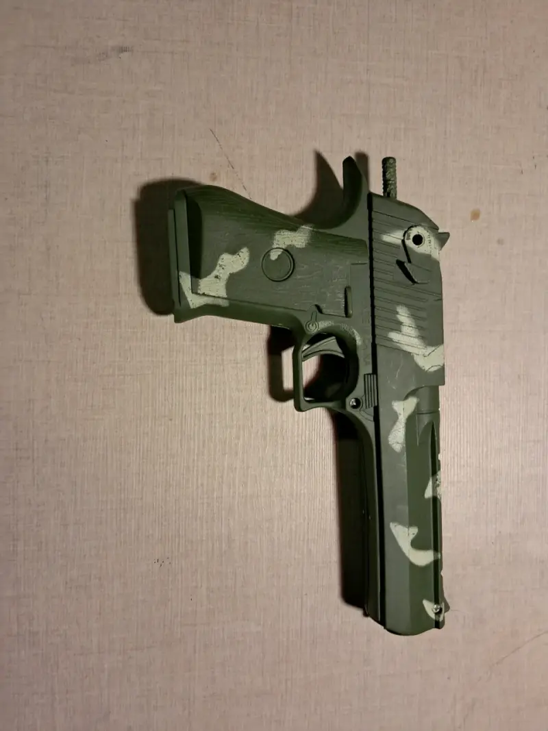 Pistola de juguete camuflaje verde - 1