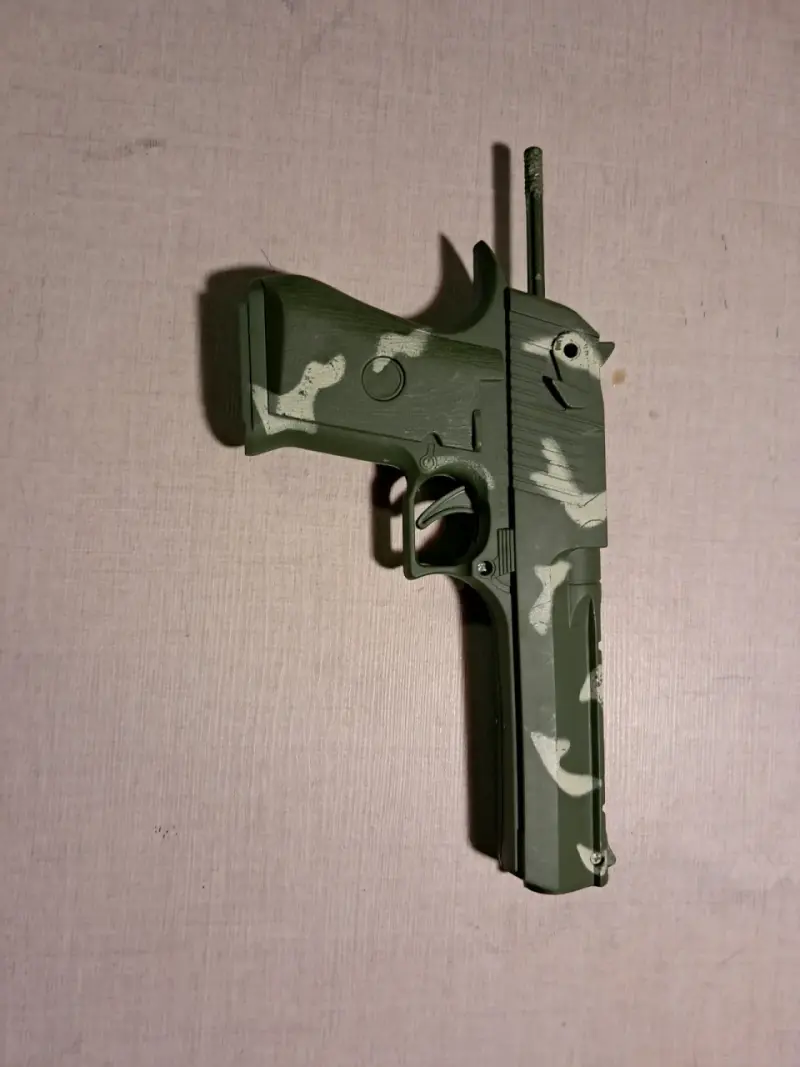 Pistola de juguete camuflaje verde - 2