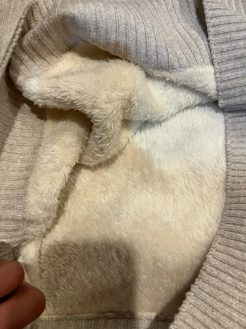 Suéter Lacoste de lana beige con cierre - 4