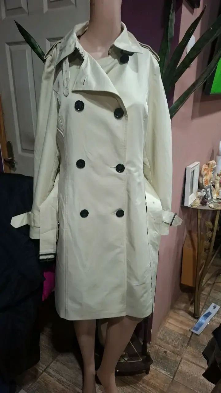 Trench coat beige Burberry Brit clásico - 1