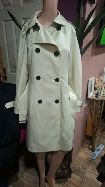 Trench coat beige Burberry Brit clásico - miniatura 1