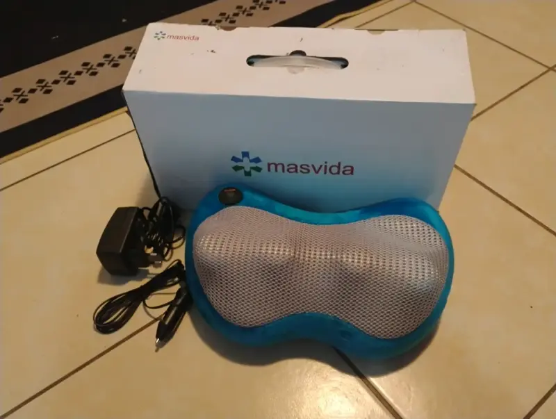 Cojín Masajeador Eléctrico Masvida Azul - 2