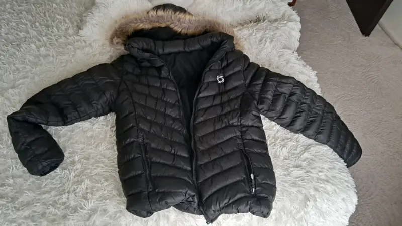 Chaqueta de mezclilla azul claro para mujer - 2