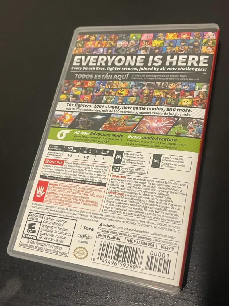 Juego Super Smash Bros Ultimate para Nintendo Switch - 3